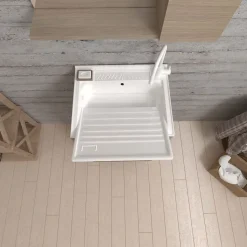 Meuble Évier 45Cm Chêne Naturel Avec Bac Et Planche À Laver - Pratico
