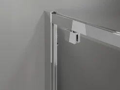 Mexen Exo cabine de douche pivotante 100 x 75 cm, transparent, chrome - 8182-100-075-01-00