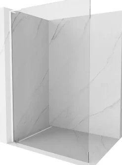 Mexen Kioto L paroi de douche Walk-in 75 x 200 cm, transparent, blanc - 800-075-103-20-00