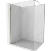 Mexen Kioto paroi de douche Walk-in 160 x 200 cm, transparent 8 mm, doré - 800-160-101-50-00