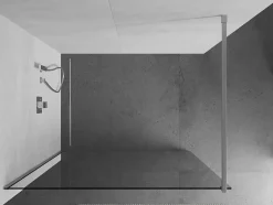 Mexen Kioto paroi de douche Walk-in 150 x 200 cm, transparent 8 mm, chrome - 800-150-101-01-00