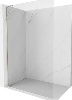 Mexen Kioto-X L paroi de douche Walk-in 50 x 200 cm, transparent 10 mm, nickel brossé - 800-050-107-97-00-X