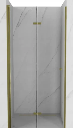 Mexen Lima porte de douche pliable 90 cm, transparent, doré - 856-090-000-50-00