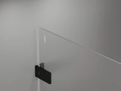 Mexen Lunar-F porte de douche pliante droite 65 cm, transparentes, noires - 836-065-000-70-00-P