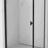 Mexen Mist-B cabine de douche pivotante gauche 100 x 85 cm, cadre noir, noir - 8A2T-100-085-70-70-L