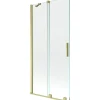 Mexen Velar paroi de baignoire 2 volets coulissants 95 x 150 cm, transparent, doré brossé - 896-095-000-01-55