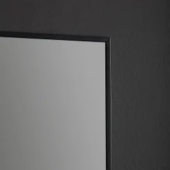 Miroir À Bord Brillant Avec Bordure Noire Mate 100X70 Cm