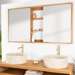 Miroir armoire de toilette 130 cm