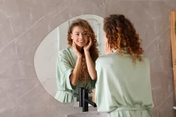 Miroir asymétrique mural Tulup 96 x 97 sans cadre 1 pièce