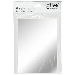 Miroir basique sur pied 15X20 - Blanc- 5five