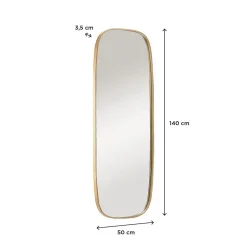 Miroir chêne rectangulaire 50x140cm FLOKI