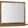 Miroir de bain 40 x 10,5 bois beige Helloshop26