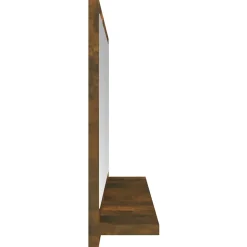 Miroir de bain 60 x 10,5 bois marron Helloshop26