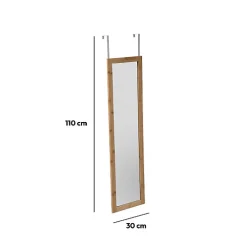 Miroir de porte 110x30 cm Bambou - 5Five