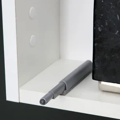 Miroir De Rangement Mural À Une Porte Avec Tablette Interne En Verre