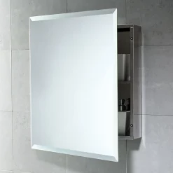 Miroir De Rangement Polyvalent Pour La Salle De Bain En Acier Inoxydable