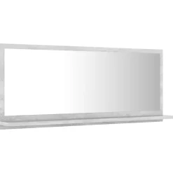 Miroir de salle de bain 90 gris Helloshop26