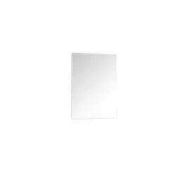 Miroir de salle de bain 60 cm, Rectangulaire, Simple sur panneau 15 mm, Argent