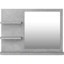 Miroir de salle de bain 60 gris Helloshop26