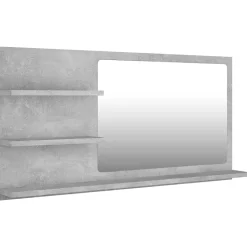 Miroir de salle de bain 3 gris Helloshop26