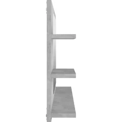Miroir de salle de bain 3 gris Helloshop26