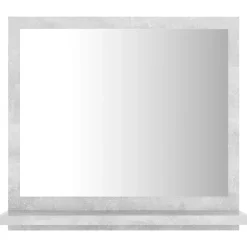 Miroir de salle de bain 40 gris Helloshop26