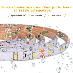 Miroir de salle de bain anti-buée avec horloge, blanc froid chaud neutre tactile mural miroir 140x80cm, AICA SANITAIRE