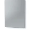 Miroir de salle de bain coloris blanc - Longueur 59,50 x Profondeur 2 x hauteur 44 cm