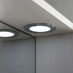 Miroir De Salle De Bain En Chêne Blanc Avec Lumière Led