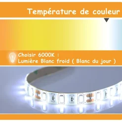 Miroir de salle de bain LED rond 60 cm avec rétro-éclairage sans cadre, anti-buée + mémoire + dimmable, AICA SANITAIRE