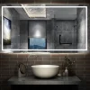 Miroir de salle de bain LED dimmable, avec mémoire et anti-buée, 160x70cm, IP44, AICA SANITAIRE