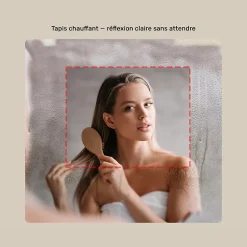 Miroir de salle de bain lumineux - ARTFORMA - Ovale - 120x70cm - LED Dual + interrupteur tactile + anti-buée