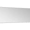 Miroir de salle de bain rectangle contour noir - 140x50 cm - DEMETRIA