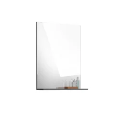 Miroir de salle de bain SCOTT Gris foncé 60x79x18 cm