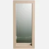 Miroir de salle de bain 90x40 cm en bois couleur chêne avec étagère fixation murale CEDAM