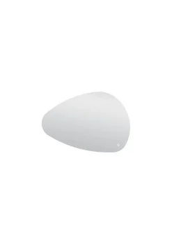 Miroir de salle de bains lumineux LED 80 x 120 cm, argenté, MPGlass Stone