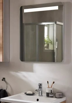 Miroir de salle de bains éclairant LED antibuée 60x70 cm, GoodHome Colwell