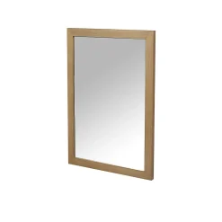 Miroir de salle de bains placage chêne l.50 x L.70 x ép.1,6 cm, GoodHome Perma