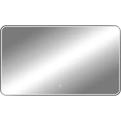 Miroir de salle de bains lumineux LED rectangulaire l. 120 x H. 70 cm MPGlass Denver