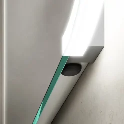 Miroir de salle de bains lumineux LED l. 105 x H. 60 x P. 3 cm