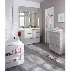Miroir de salle de bains l.120 x H.100 cm, Pamili