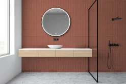 Miroir de salle de bains lumineux LED rond Ø 100 cm MPGlass Bishop 2