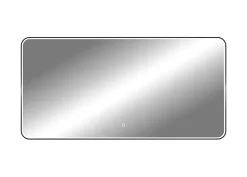 Miroir de salle de bains lumineux LED rectangulaire l. 140 x H. 70 cm MPGlass Denver