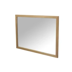 Miroir de salle de bains placage chêne l.70 x L.100 x ép.1,6 cm, GoodHome Perma