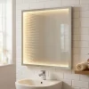 Miroir de salle de bains lumineux LED 80x65 cm, Cooke & Lewis Calshot