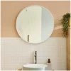 Miroir en métal rond D60cm EMA Blanc