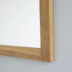Miroir en teck massif 150x80 cm