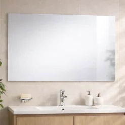Miroir Encastré Brillant Cm 100X70 Réversible