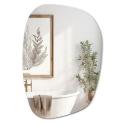 Miroir forme originale Tulup 79 x 57 cm pour le salon chambre