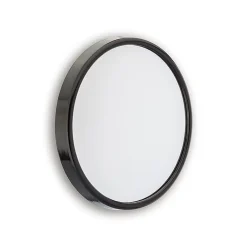 Miroir Grossissant Avec Ventouses Et Cadre Noir 13 Cm